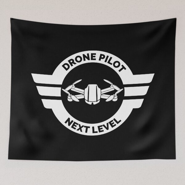 Item preview, Drone Pilot Aviation Logo Drone Symbol Emblem Illustration Graphic designed and sold by AndreMi.