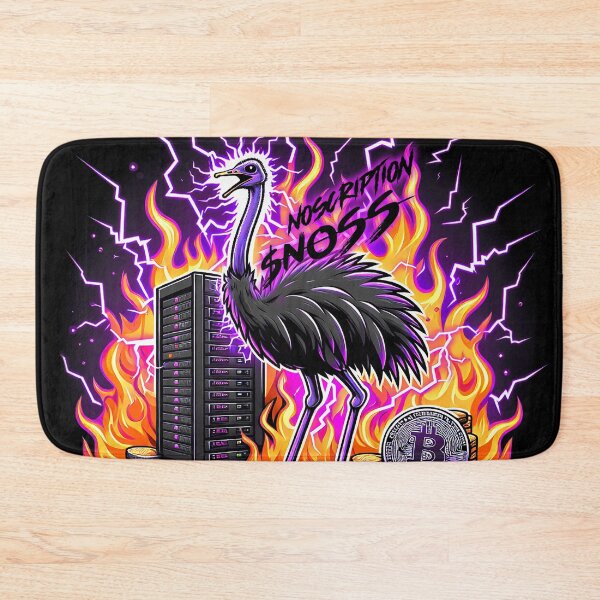 Item preview, $NOSS "Thunderous Roar: Blaze of the Ostrich Phoenix" designed and sold by zzz888.