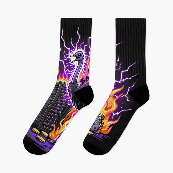Item preview, $NOSS "Thunderous Roar: Blaze of the Ostrich Phoenix" designed and sold by zzz888.
