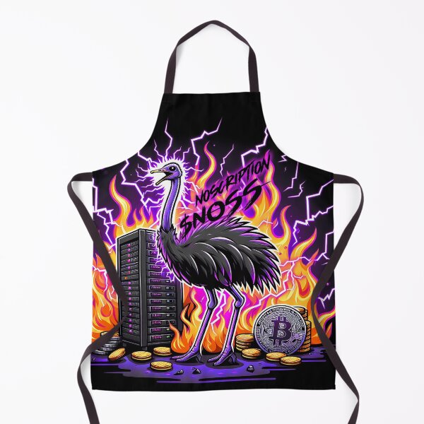 Item preview, $NOSS "Thunderous Roar: Blaze of the Ostrich Phoenix" designed and sold by zzz888.