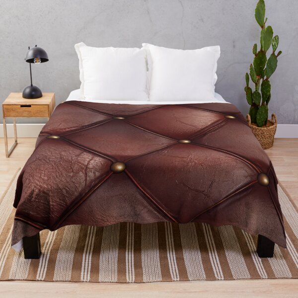 Item preview, Old Brown Leather Design designed and sold by ArtsyWishy.