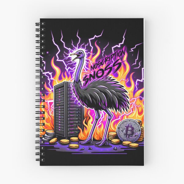 Item preview, $NOSS "Thunderous Roar: Blaze of the Ostrich Phoenix" designed and sold by zzz888.