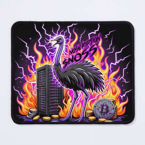Item preview, $NOSS "Thunderous Roar: Blaze of the Ostrich Phoenix" designed and sold by zzz888.