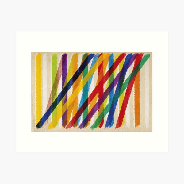 Item preview, Original art by Piero Dorazio, Op art designed and sold by Bob-Studio.