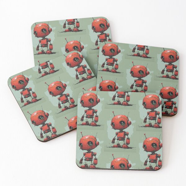 Item preview, Red Robot in a Green Candyland designed and sold by Piotrek0001.