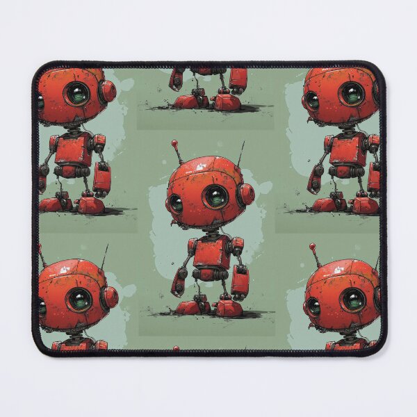 Item preview, Red Robot in a Green Candyland designed and sold by Piotrek0001.