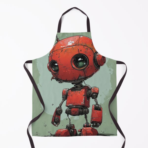 Item preview, Red Robot in a Green Candyland designed and sold by Piotrek0001.