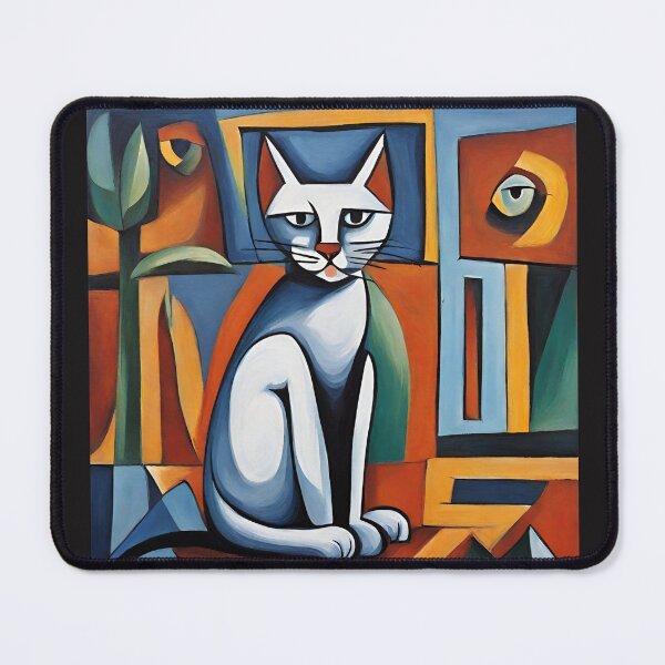 Item preview, Cat-colourful abstraction designed and sold by Blue Eye.