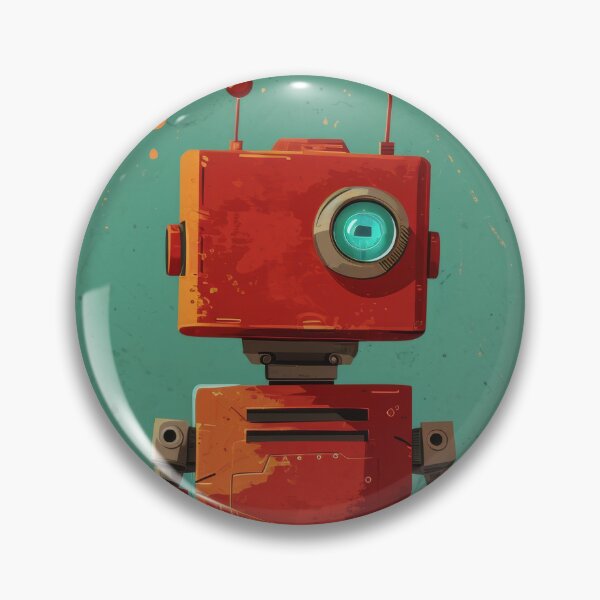 Item preview, Red Robot in a Green Candyland designed and sold by Piotrek0001.