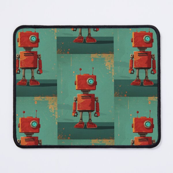 Item preview, Red Robot in a Green Candyland designed and sold by Piotrek0001.