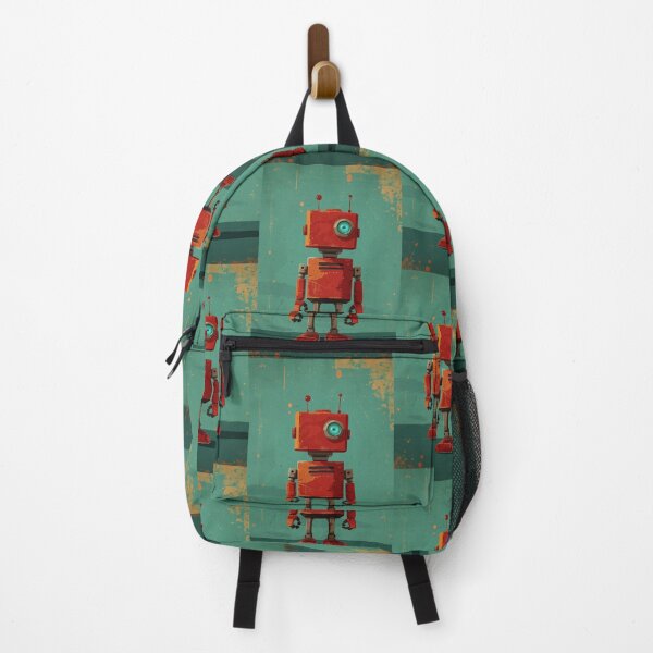 Item preview, Red Robot in a Green Candyland designed and sold by Piotrek0001.