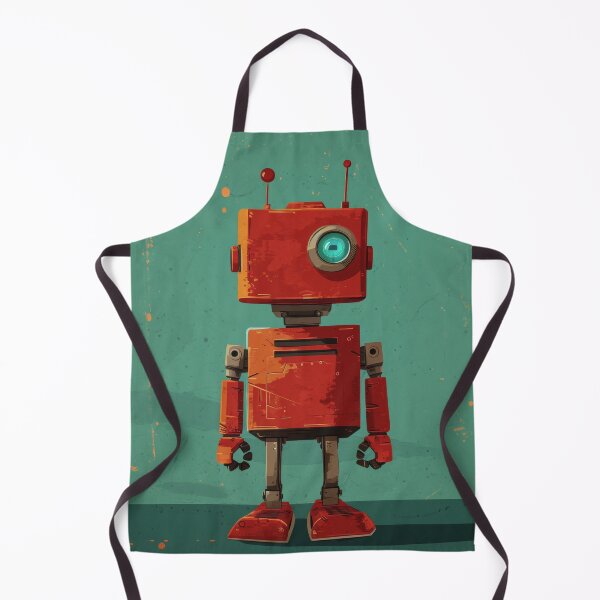 Item preview, Red Robot in a Green Candyland designed and sold by Piotrek0001.