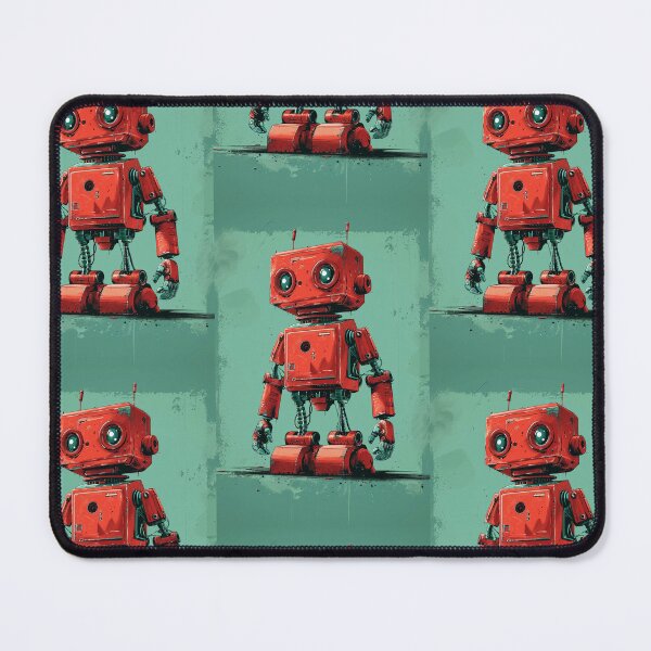 Item preview, Red Robot in a Green Candyland designed and sold by Piotrek0001.