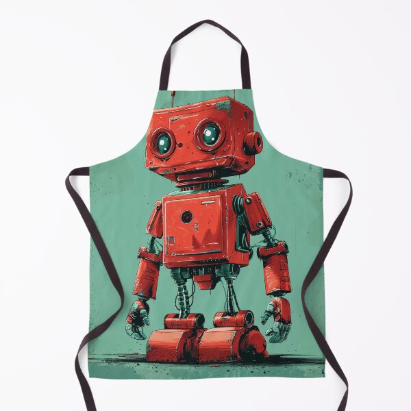 Item preview, Red Robot in a Green Candyland designed and sold by Piotrek0001.