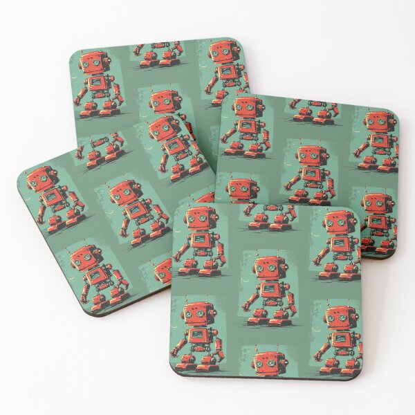 Item preview, Red Robot in a Green Candyland designed and sold by Piotrek0001.