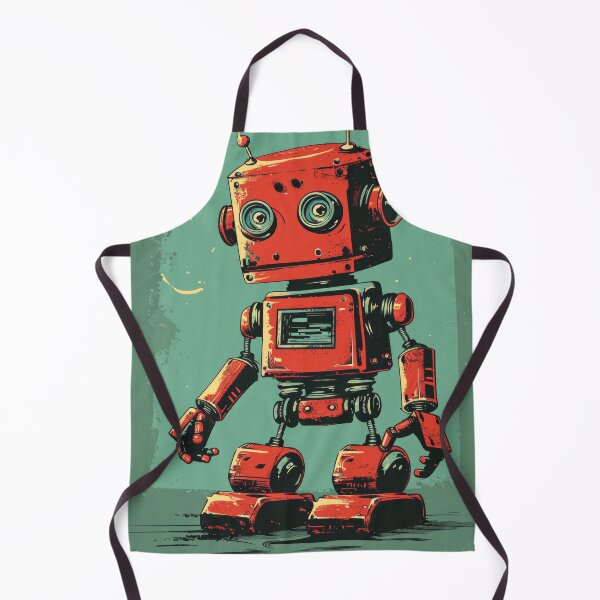 Item preview, Red Robot in a Green Candyland designed and sold by Piotrek0001.
