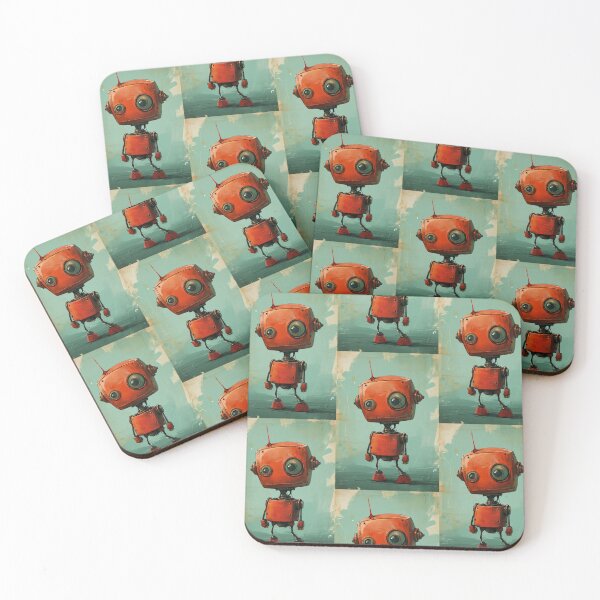 Item preview, Red Robot in a Green Candyland designed and sold by Piotrek0001.