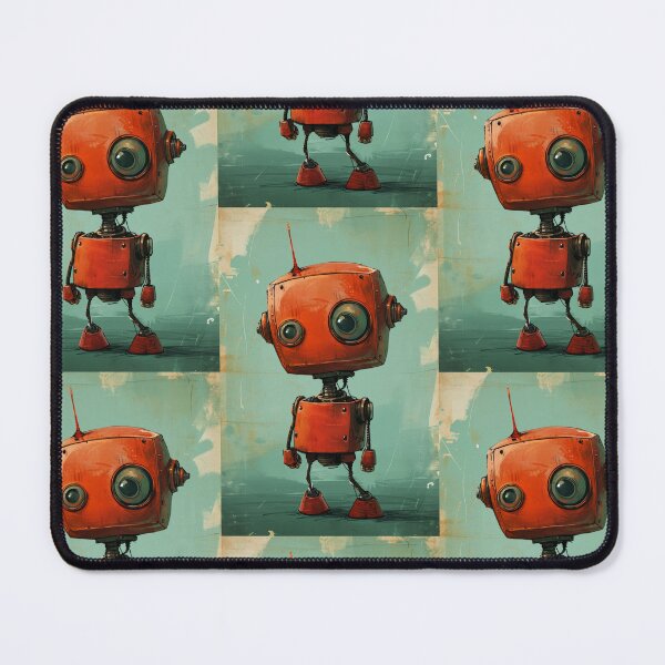 Item preview, Red Robot in a Green Candyland designed and sold by Piotrek0001.