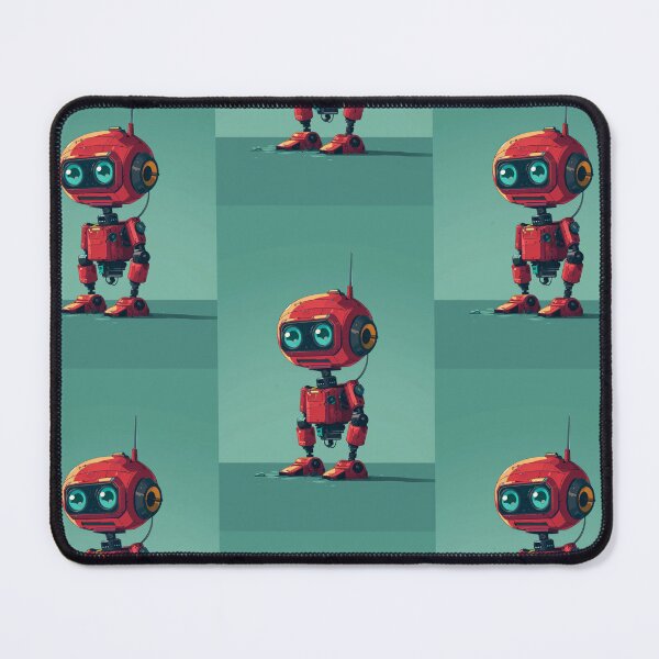 Item preview, Red Robot in a Green Candyland designed and sold by Piotrek0001.
