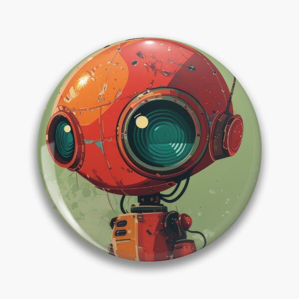 Item preview, Red Robot in a Green Candyland designed and sold by Piotrek0001.