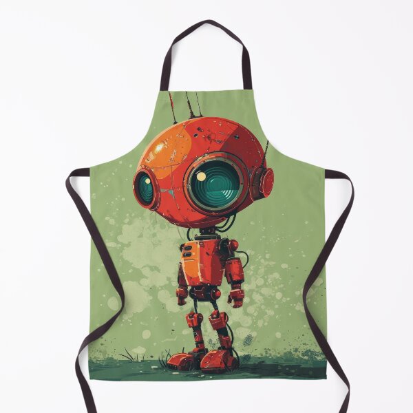 Item preview, Red Robot in a Green Candyland designed and sold by Piotrek0001.
