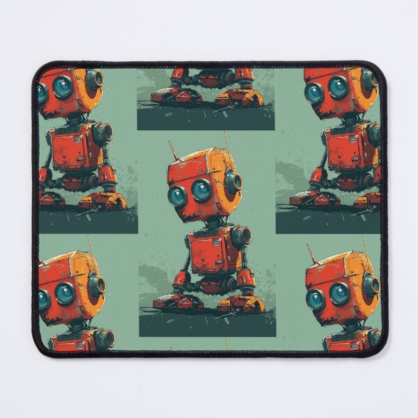 Item preview, Red Robot in a Green Candyland designed and sold by Piotrek0001.