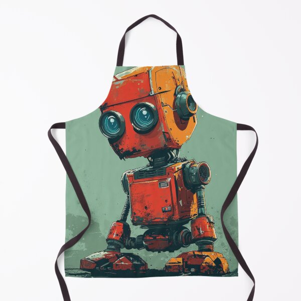 Item preview, Red Robot in a Green Candyland designed and sold by Piotrek0001.