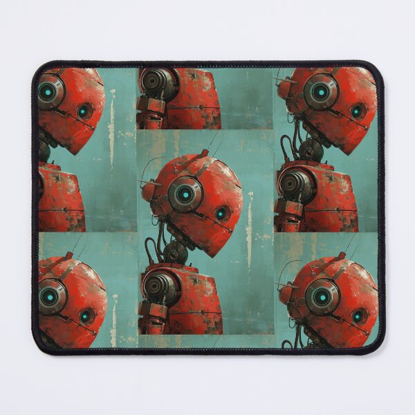 Item preview, Red Robot in a Green Candyland designed and sold by Piotrek0001.
