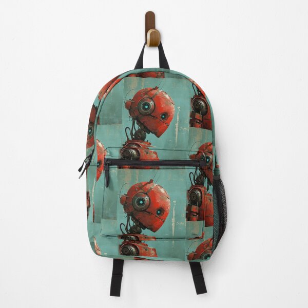 Item preview, Red Robot in a Green Candyland designed and sold by Piotrek0001.
