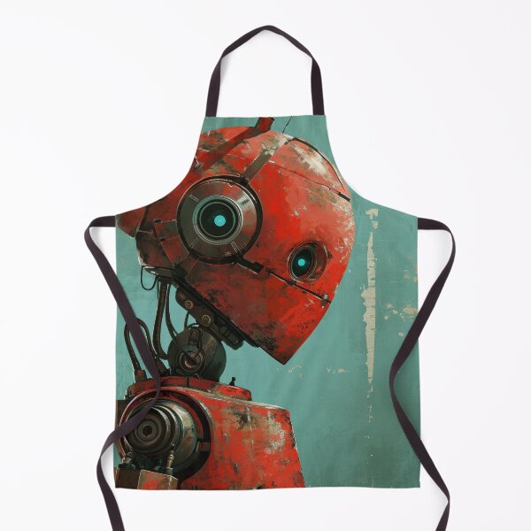 Item preview, Red Robot in a Green Candyland designed and sold by Piotrek0001.