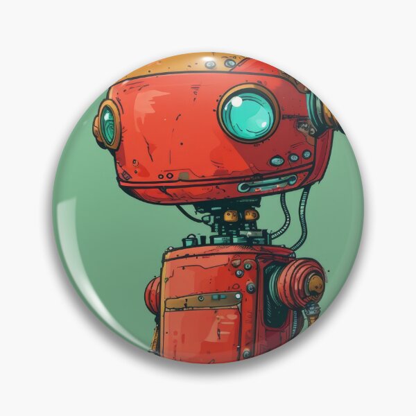 Item preview, Red Robot in a Green Candyland designed and sold by Piotrek0001.