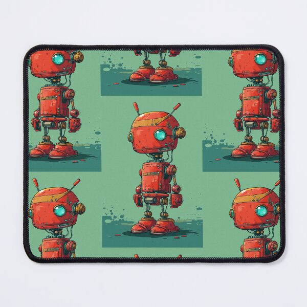 Item preview, Red Robot in a Green Candyland designed and sold by Piotrek0001.