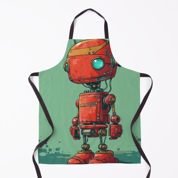 Item preview, Red Robot in a Green Candyland designed and sold by Piotrek0001.