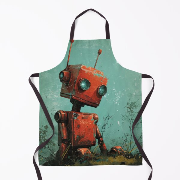 Item preview, Red Robot in a Green Candyland designed and sold by Piotrek0001.