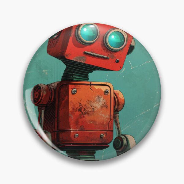 Item preview, Red Robot in a Green Candyland designed and sold by Piotrek0001.