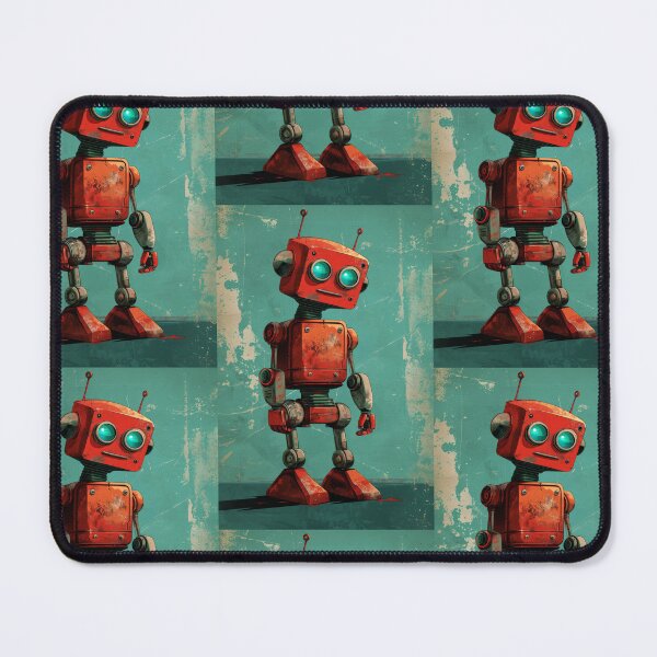 Item preview, Red Robot in a Green Candyland designed and sold by Piotrek0001.