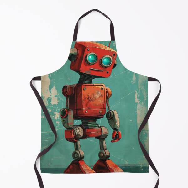 Item preview, Red Robot in a Green Candyland designed and sold by Piotrek0001.