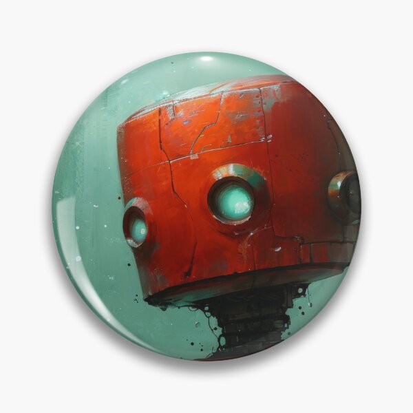 Item preview, Red Robot in a Green Candyland designed and sold by Piotrek0001.