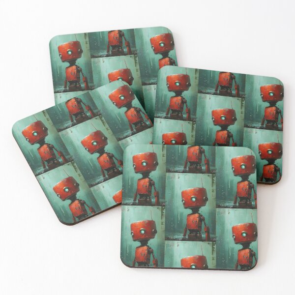 Item preview, Red Robot in a Green Candyland designed and sold by Piotrek0001.