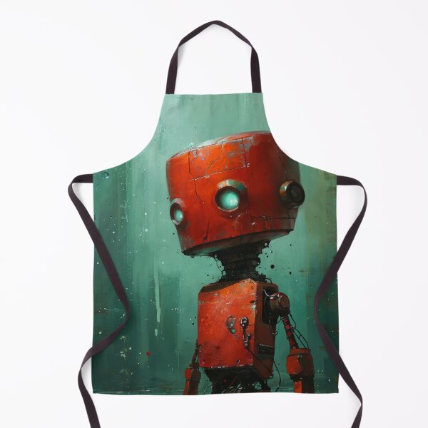 Item preview, Red Robot in a Green Candyland designed and sold by Piotrek0001.