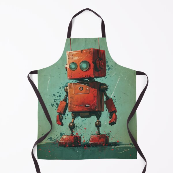 Item preview, Red Robot in a Green Candyland designed and sold by Piotrek0001.