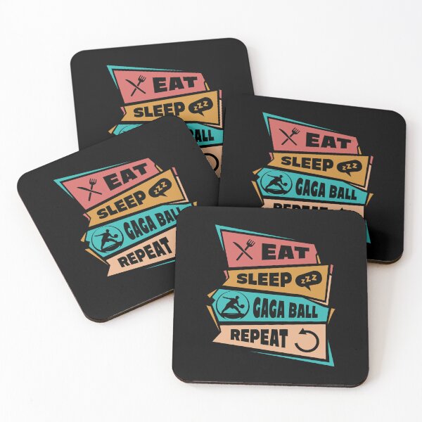 Item preview, Eat Sleep Gaga Ball Repeat designed and sold by HandicraftArt.