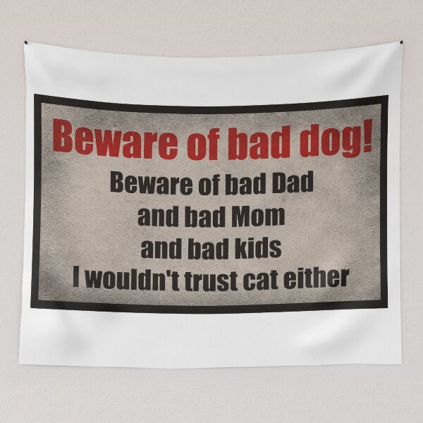 Item preview, Family warning designed and sold by Attic-Junk.