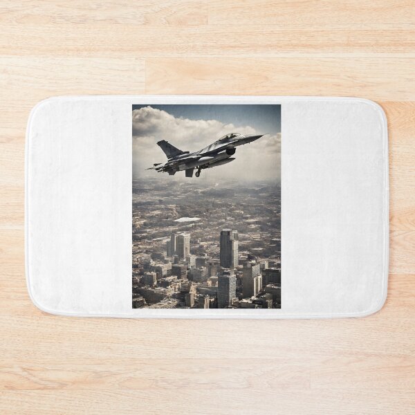 Item preview, F16 plane flying over the city designed and sold by Periush.