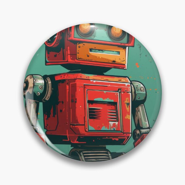 Item preview, Red Robot in a Green Candyland designed and sold by Piotrek0001.