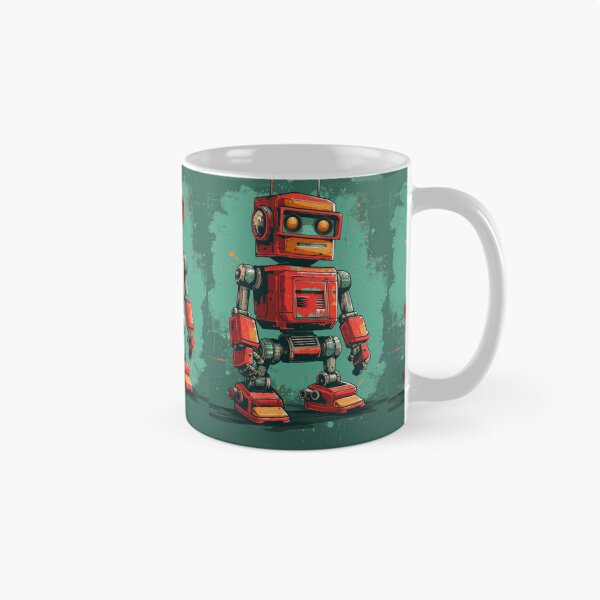 Item preview, Red Robot in a Green Candyland designed and sold by Piotrek0001.