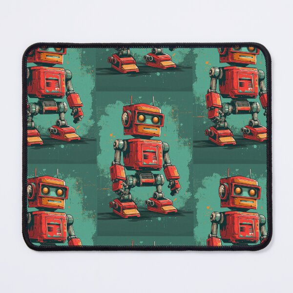 Item preview, Red Robot in a Green Candyland designed and sold by Piotrek0001.