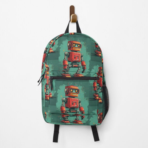 Item preview, Red Robot in a Green Candyland designed and sold by Piotrek0001.