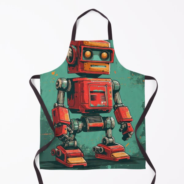 Item preview, Red Robot in a Green Candyland designed and sold by Piotrek0001.