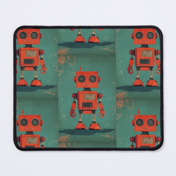 Item preview, Red Robot in a Green Candyland designed and sold by Piotrek0001.